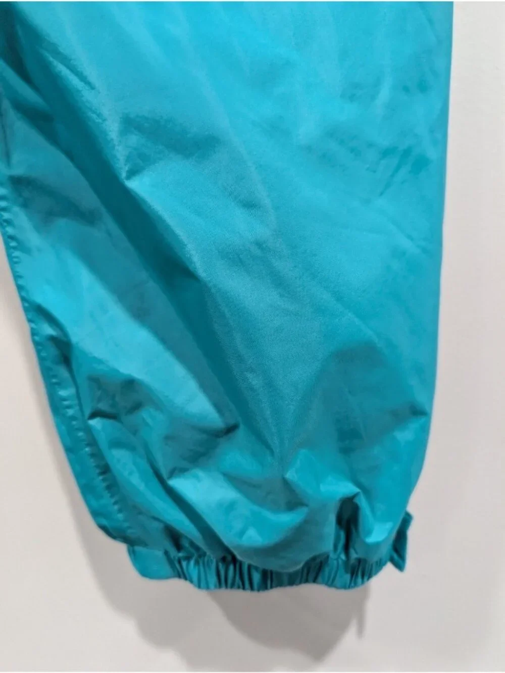 Vintage L.L. Bean Gore-Tex Rain Track Nylon Pants - Men's Size L Teal Blue